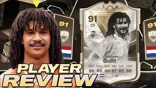 😱91 CENTURIONS ICON RUUD GULLIT PLAYER REVIEW  EA FC 24 ULTIMATE TEAM [upl. by Naamana]