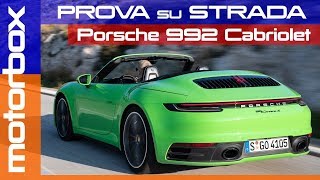 Porsche 992 Cabrio  Che divertimento con 450 cv Ma la pioggia [upl. by Leahcimnhoj147]