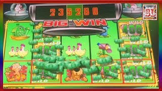 SUPER JACKPOT HANDPAY  UNICOW  INVADERS RETURNS  PART 1  SLOT LOVER [upl. by Eimrej]