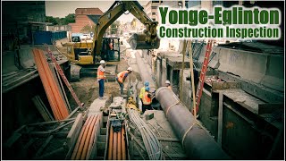 YongeEglinton LRT construction Inspection [upl. by Theurich840]