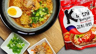 Best Easy Kimchi Ramen Nongshim [upl. by Kcirdor]