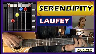 SERENDIPITY  Laufey Guitar Tutorial [upl. by Htebazle]