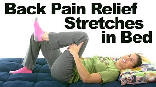 5 Back Pain Relief Stretches You Can Do In Bed [upl. by Stewardson]