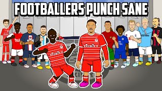 👊FOOTBALLERS PUNCH SANE👊 Feat Ronaldo Messi Haaland Frontmen 510 [upl. by Leakim]