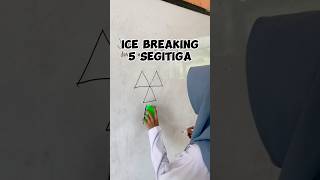 Jadikan 5 segitiga dengan memindahkan 3 garis icebreaking [upl. by Alyosha]