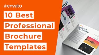 10 Best Professional Brochure Templates 2020 [upl. by Naellij]