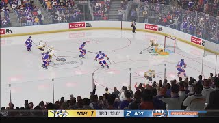 NHL 24  Nashville Predators vs New York Islanders  Gameplay PS5 [upl. by Akkin]