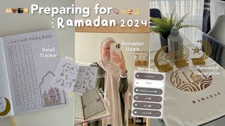 RAMADAN 2024 PREPARATION🌙  Ramadan goals memorizing Quran pages Ramadan decoration motivational [upl. by Darwen]