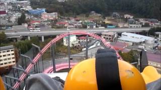 ROLLER COASTER Eejanaika FujiQ Highlands [upl. by Nadual]