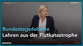 Bundestagsdebatte zu Lehren aus der Flutkatastrophe vor einem Jahr am 070722 [upl. by Teuton]