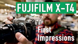 Fujifilm XT4 First Impressions [upl. by Grata]