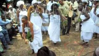 Orisha Dance from Ijebu during Oshun festival in Osogbo Nigeria [upl. by Ahnavas]