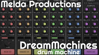 DreamMachines Drum Machine by Melda Productions No Talking [upl. by Helga]