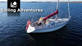 First solo sailing in my boat  Comfortina 32  Sailing adventures [upl. by Gerita]