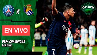 🚨 PSG vs REAL SOCIEDAD EN VIVO 🔥 CHAMPIONS LEAGUE  OCTAVOS DE FINAL IDA  MBAPPE TITULAR [upl. by Aronid506]