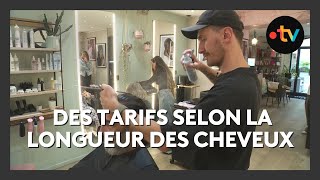 Un coiffeur dAnnecy propose des tarifs non genrés selon la longueur des cheveux [upl. by Yhprum672]