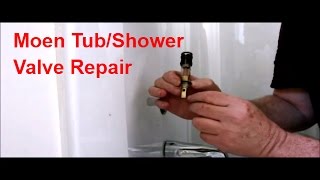 How to Repair Moen Tub  Shower Valve [upl. by Aken476]