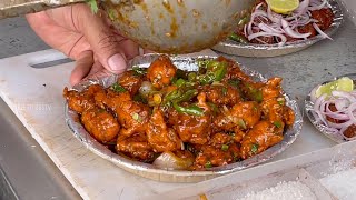 Street Side Chilli Chicken Recipe  Street Food [upl. by Arocet]