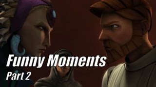 Star Wars The Clone Wars FunnyBanter Moments Part 2 [upl. by Giraldo]