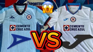 COMPARATIVA JERSEY CRUZ AZUL PIRMA VS JOMA [upl. by Garek]