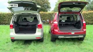 im vergleich VW Touran  Chevrolet Orlando  motor mobil [upl. by Shipp]