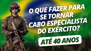 TUDO QUE VOCÊ PRECISA SABER PARA SER MILITAR TEMPORÁRIO  Até 40 anos [upl. by Hwang]