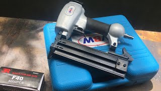 VBW air nailer gun unboxing and review  Air nailer gun [upl. by Ahrens960]