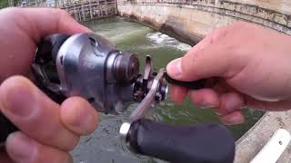 STRIPED BASS FISHING ON YONAH DAM WALL [upl. by Nesmat519]