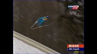 GERMAN Planica 2005  Einzelwettkampf Sonntag Eurosport Germany [upl. by Rann]