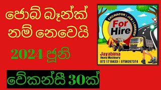 මිස් කරගන්න එපා 2024 new job vacancies job vcancyjobs in dubai work from home sinhalsjons sl [upl. by Ellary]