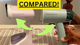 Black and Decker steamer vs Rowenta steamer COMPARISON [upl. by Htabmas]