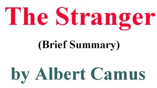 The Stranger  Novel by Albert Camus [upl. by Godrich]