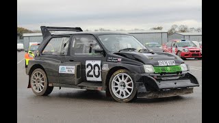 Dukeries RallyDonington ParkThe Final Round of 2021 Escort mk2Escort Mk1Metro 6R4 [upl. by Eimmis]