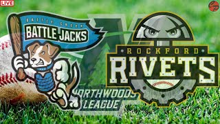 Rockford Rivets vs Battle Creek Battle Jacks NorthWoods League Baseball Live Game Cast amp Chat [upl. by Chaim124]