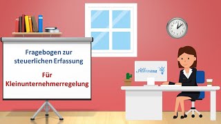 تعبئة استمارة Fragebogen zur steuerlichen Erfassung للشركات الصغيرة الخاضعة للقانون 19 [upl. by Martie972]