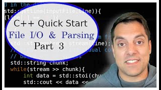 C Quick Start Part 34 Read write and parse filesfstream string amp stringstream in 31 min [upl. by Paz238]