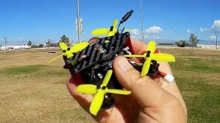 HSKRC IX2 90 Micro FPV Racer Flight Test Review [upl. by Tabber794]