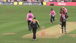 HIGHLIGHTS AB de Villiers smashes 88 as Middlesex defeat Somerset [upl. by Corabelle105]