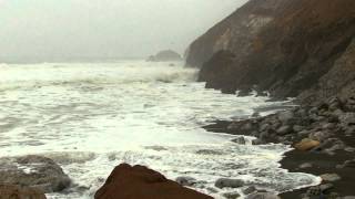 quotSleep Soundsquot Stormy Sea 60mins quotNatural Sound and Videoquot [upl. by Ewart677]