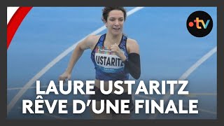 Jeux Paralympiques Laure Ustaritz en piste pour une finale [upl. by Aenert]