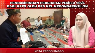 PENDAMPINGAN PPS KEPADA KPPS RW 001 UNTUK PERSIAPAN PEMILU 2024  KELURAHAN KEBONSARI KULON [upl. by Fortin]