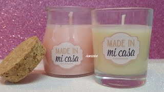 COMO HACER VELAS AROMATICAS MUY FACIL GRANVELADACOM [upl. by Rebmyt]