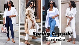 SPRING CAPSULE WARDROBE  2022 [upl. by Gabbey]