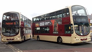 Buses at Bridlington bus station July 2022 [upl. by Meekah]