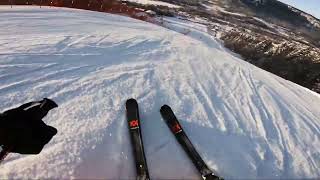 Skiing in Hafjell alpine resort Norway [upl. by Recneps]