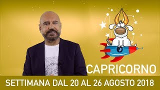 CAPRICORNO l’oroscopo di Capitani  Settimana 20  26 Agosto [upl. by Saffier]