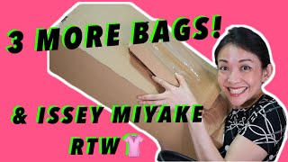 ISSEY MIYAKE ReadytoWear amp 3 MORE BAGS  KAT L [upl. by Aztin473]