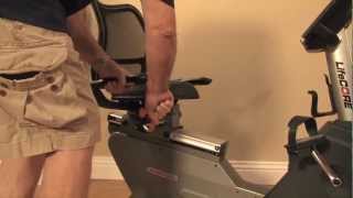 Lifecore LC1050RBs Recumbent Bike  Fitness Direct [upl. by Kevyn]