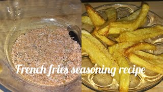 French fries seasoning recipe  French fries [upl. by Raye]