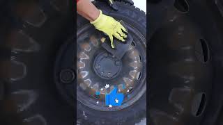 Quick amp Easy Rusty Black Rim Painting [upl. by Attolrac]